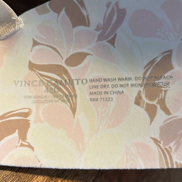 Vince Camuto Floral Underwire Bra 42D - Picture 5 of 5